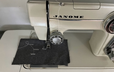 Hướng dẫn thùa khuy Janome 680