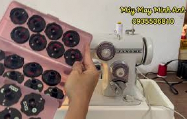 Janome 672, hướng dẫn thay bộ cam 24 kiểu