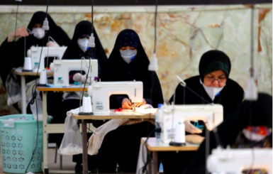 Iran: Thánh đường chuyển sang làm nhà máy sản xuất khẩu trang